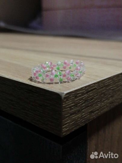 Кольцо из бисера