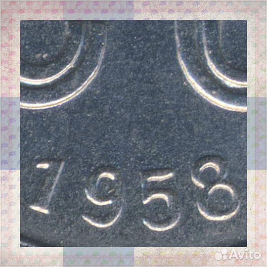 1 Марка 1958 Финляндия