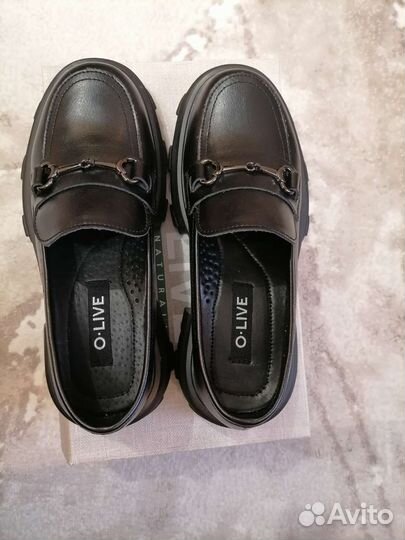 Лоферы женские 37 размер натуральная кожа