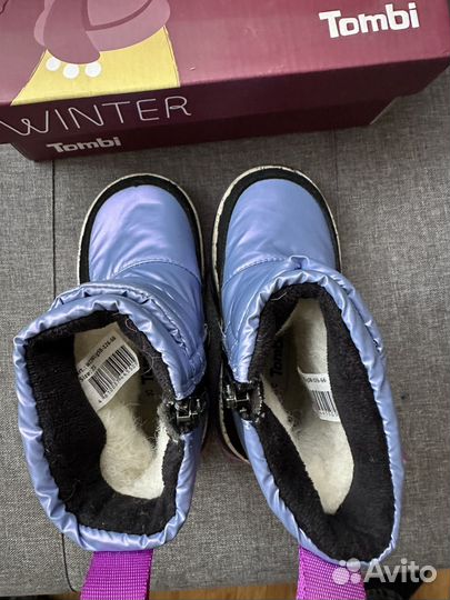 Дутики зимние для девочки Tombi