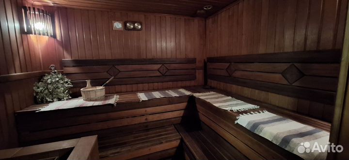 Семейная Баня/Сауна с бассейном,беседкой и мангал