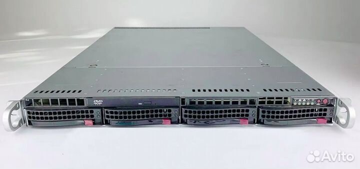 Сервер, платформа supermicro 6016t-uf, 2x E5620