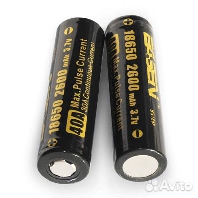 Аккумулятор 18650 Li-ion (40A-2600mA) (Basen) (ORG