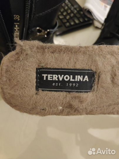 Ботинки женсские кожаные зимние Tervolina