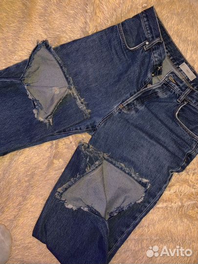 Джинсы широкие