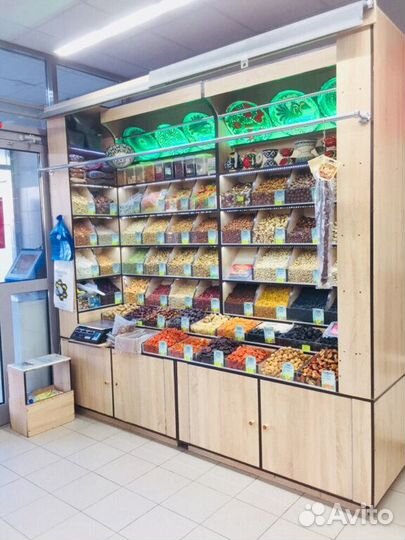 Витрины для сухофруктов и орехов