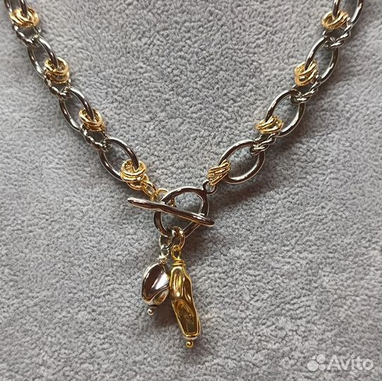 Массивное колье цепь стиль Poison Drop