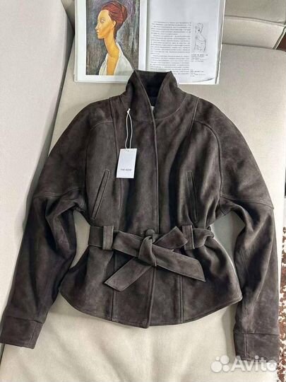 Куртка замшевая женская The Row кофе