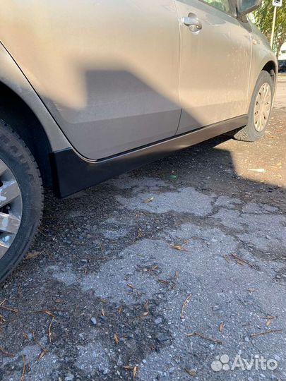 Накладки на пороги volkswagen polo