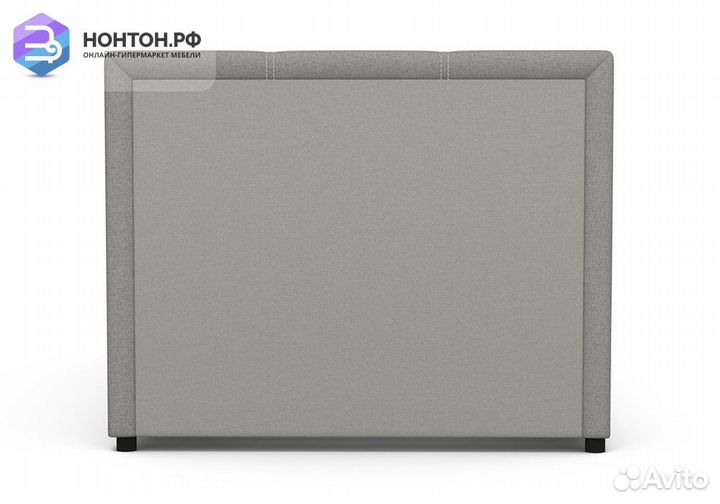 Софа Квадро рогожка серая