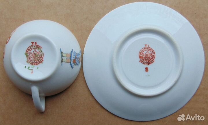 Чайная кофейная пара. Пионер агитация