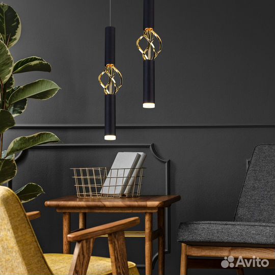 Люстра подвесная на кухню современная