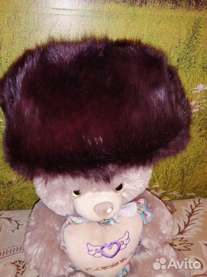 Шапка ушанка мужская кроличья р. 59-60