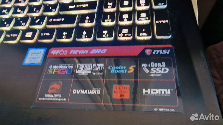 Игровой ноутбук msi gt63 titan 8rg