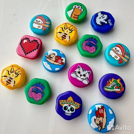 Магнитыши из магнита 14 штук пакетом