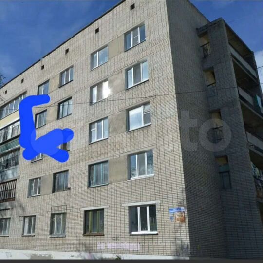 Комната 17,7 м² в 1-к., 4/5 эт.