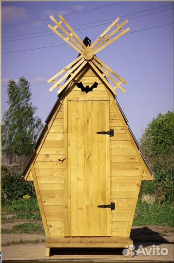 Дачный туалет с установкой Ч434