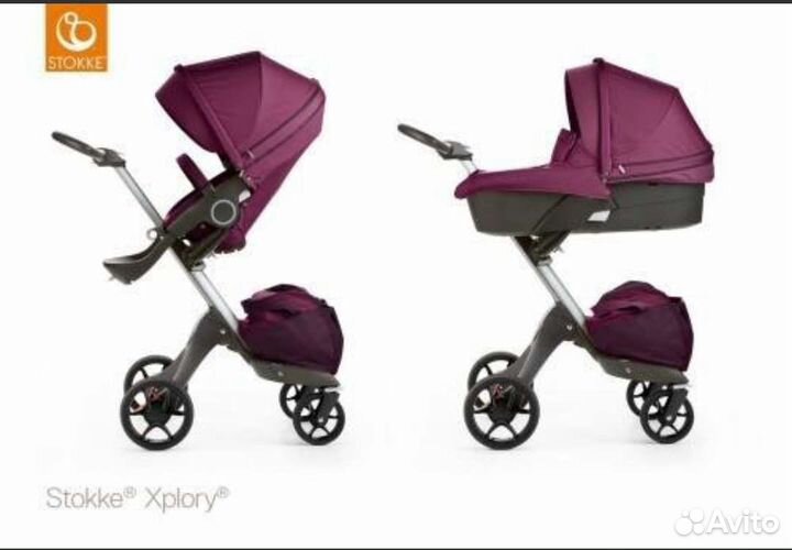 Коляска stokke xplory v5 2 в 1