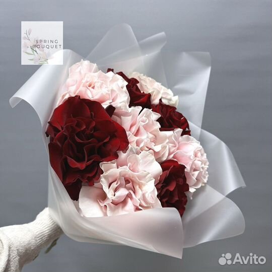 101 роза Цветы