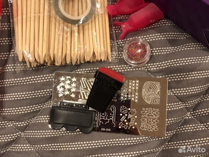 Набор для маникюра и гель лака бу