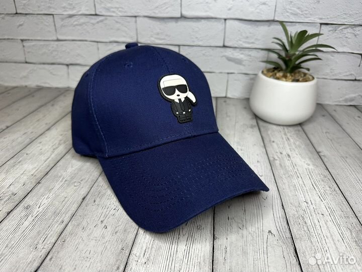 Karl lagerfeld бейсболка (тёмно-синяя)