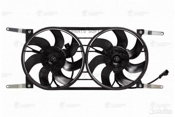 Вентилятор двигателя УАЗ Patriot (10) (2 вент.) (с