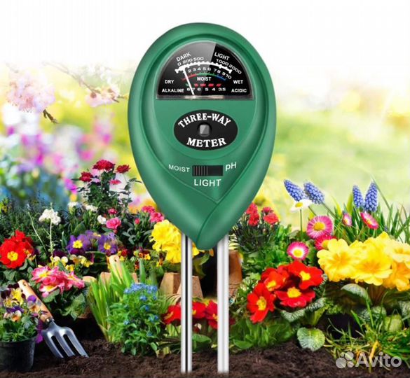 Датчик для измерения влажности, кислотности почвы