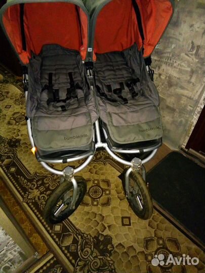 Коляска для двойни Bumbleride Indie Twin 2 в 1