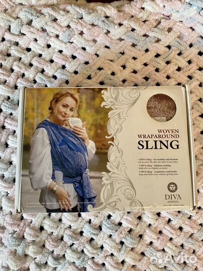 Май слинг шарфовый с рождения diva essenza