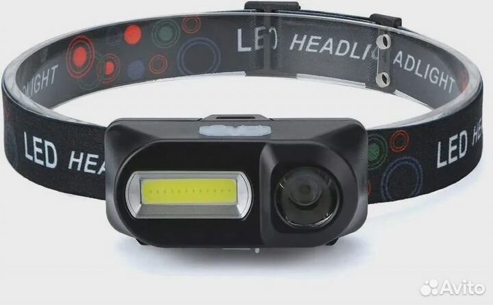 Налобный аккумуляторный фонарь