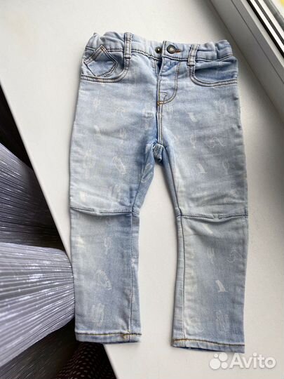 Джинсы zara для девочки 86