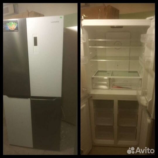 Холодильник leran. 4-х дверный. Гарантия
