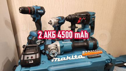 Набор инструментов 4в1 аккумуляторный makita