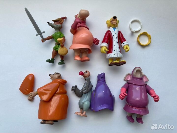 Фигурки Disney редкие Геркулес Питер Пэн Робин Гуд