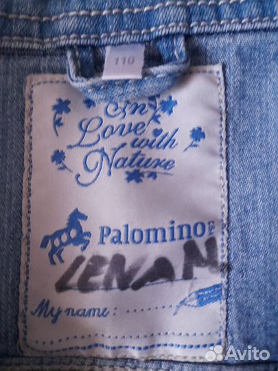 Джинсовая куртка детская 110