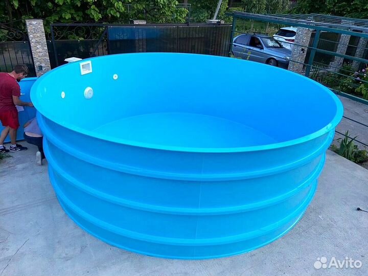 Бассейн полипропиленовый 4x1,5