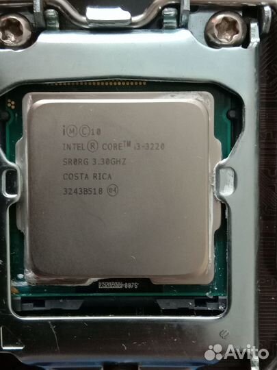 Материнская плата с процессором core i3