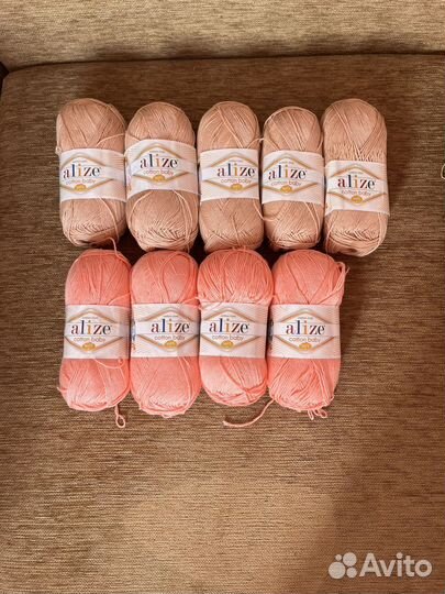 Пряжа нитки для вязания Alize Diva/Cotton Baby