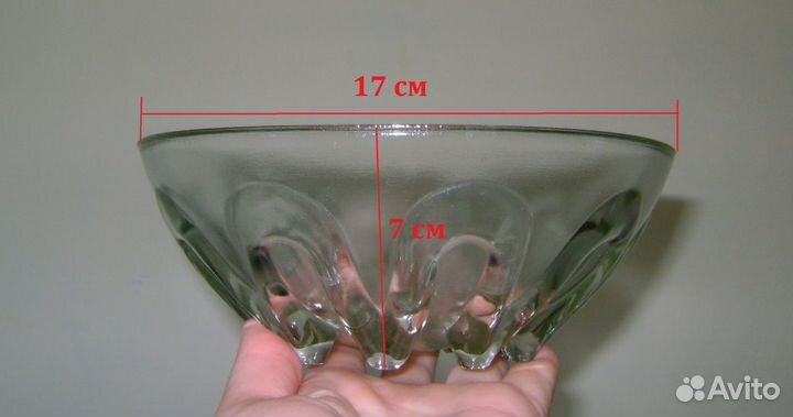 Салатники времен ссср(размеры на фото)