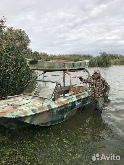 Катер Сарепта удлинненый с мотором и трейлером