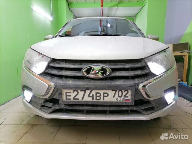 Установка противотуманных фар