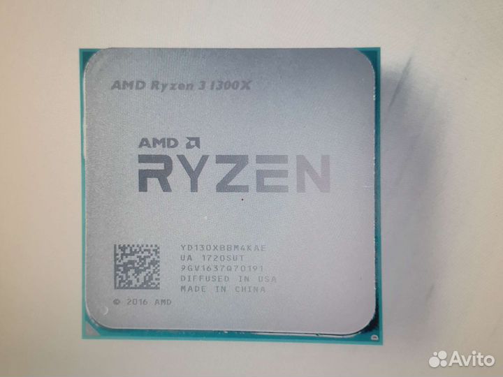 Процессор Ryzen 3 1300x+кулер в подарок