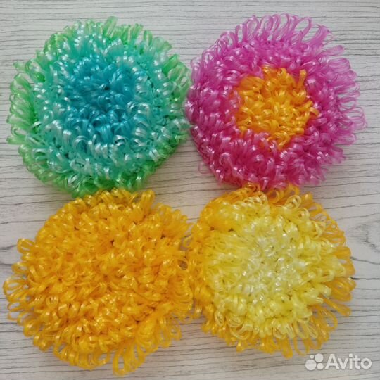 Мочалки ручной вязки