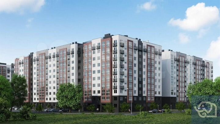 2-к. квартира, 55,5 м², 4/10 эт.