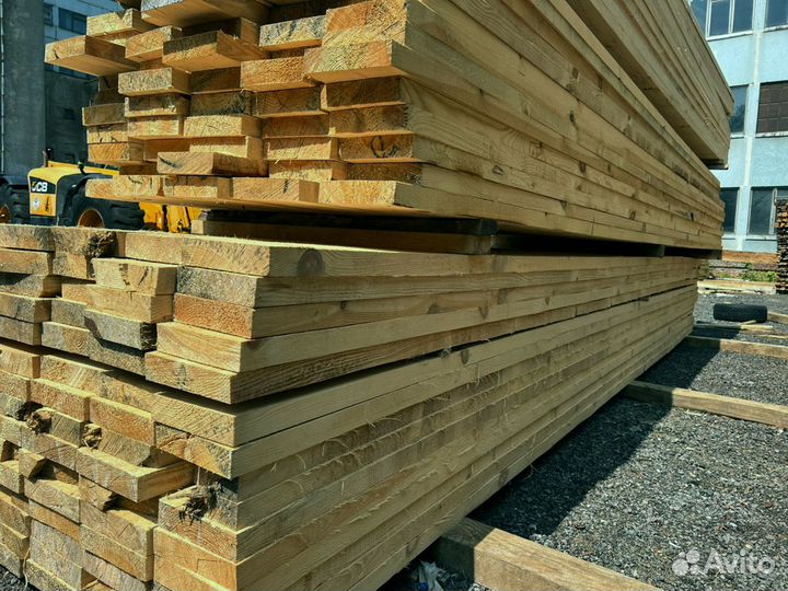 Доска обрезная 50х200х6000мм от производителя