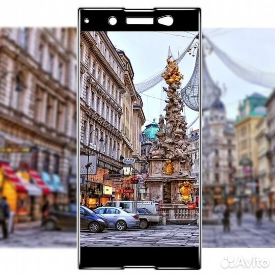 Защитное 3D стекло для Sony xa1 ultra