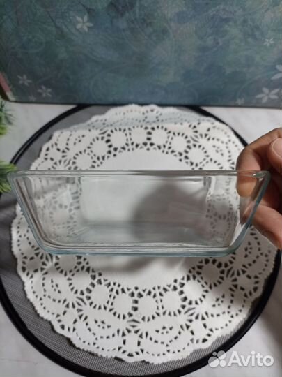 Стеклянная форма IKEA, квадратная 2 шт