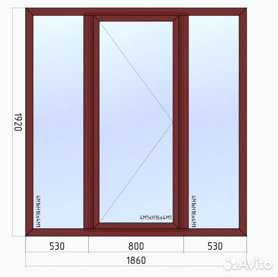 Дверь пластиковая пвх балконная
