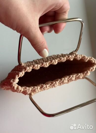 Сумка вязанная женская