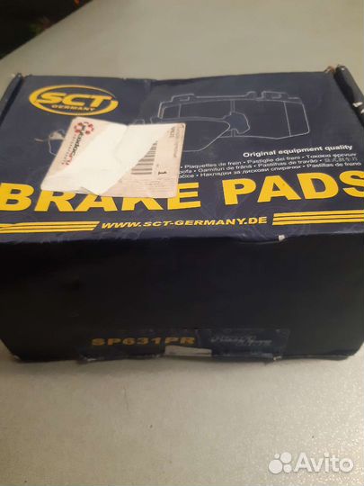 Колодки тормозные гольф 4 SCT Оригинал